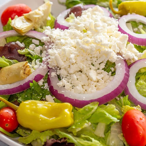 Taste our greek salad